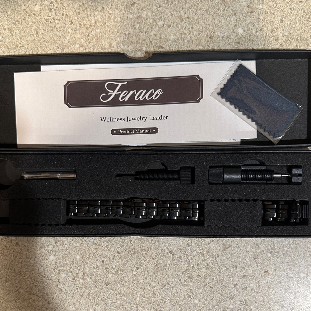 Feracci Black Magnetic men’s bracelet - Picture 2 of 2